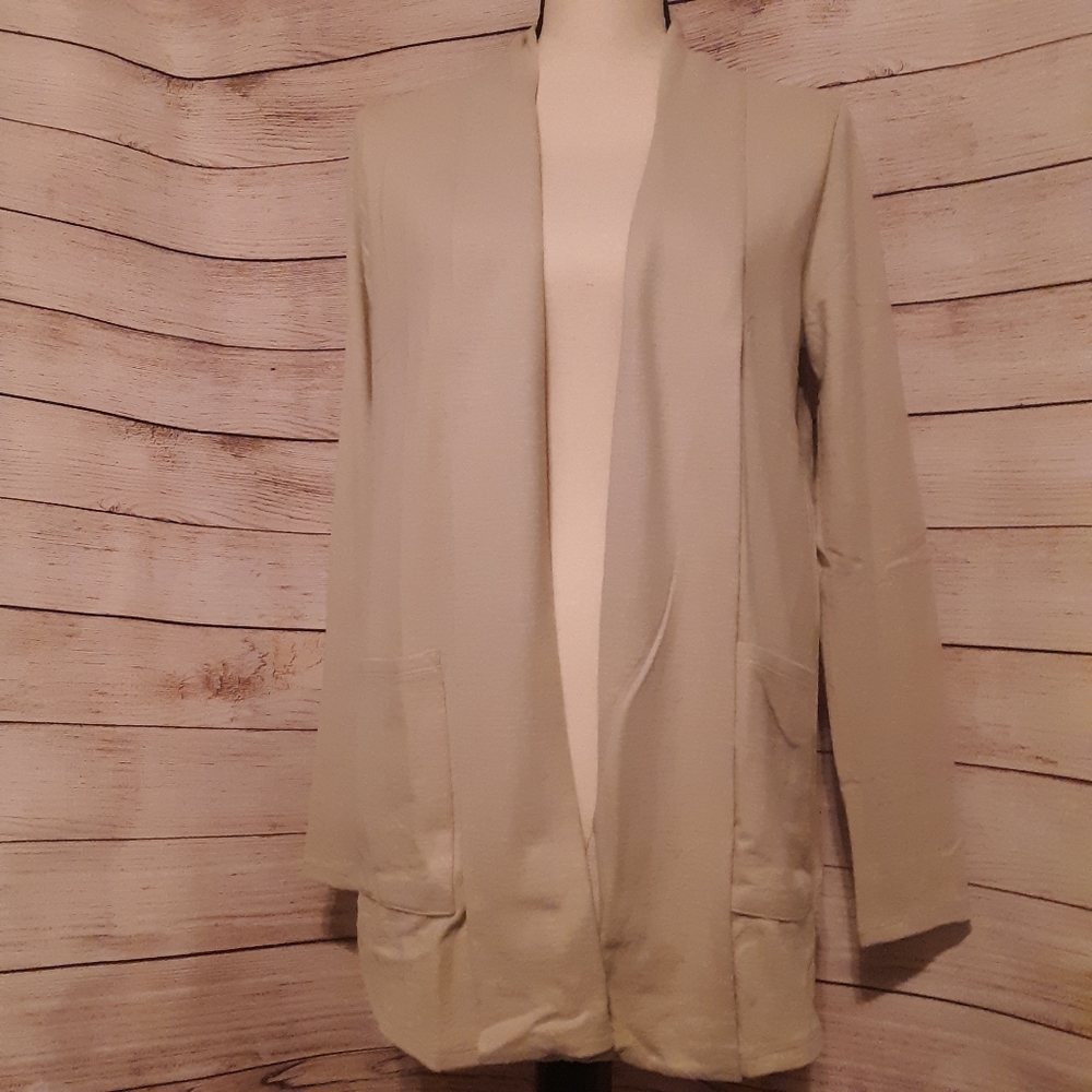 Loft Outlet Tan Open Cardigan